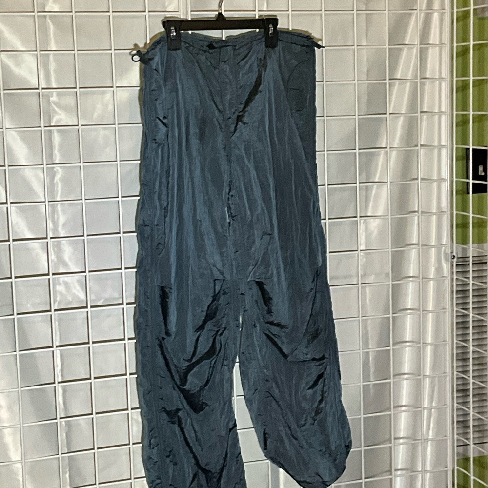 Women’s Blue Parachute Pants